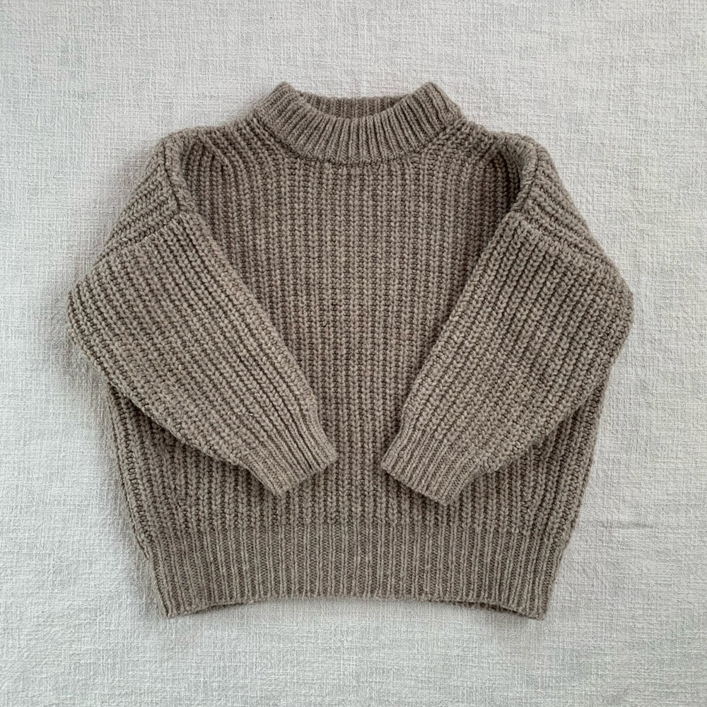 Babaa no13 Wool Jumper in Mist